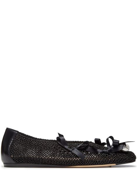 Ballerine con pendente in nero - donna SIMONE ROCHA | RMP18TB0789BLKPRL